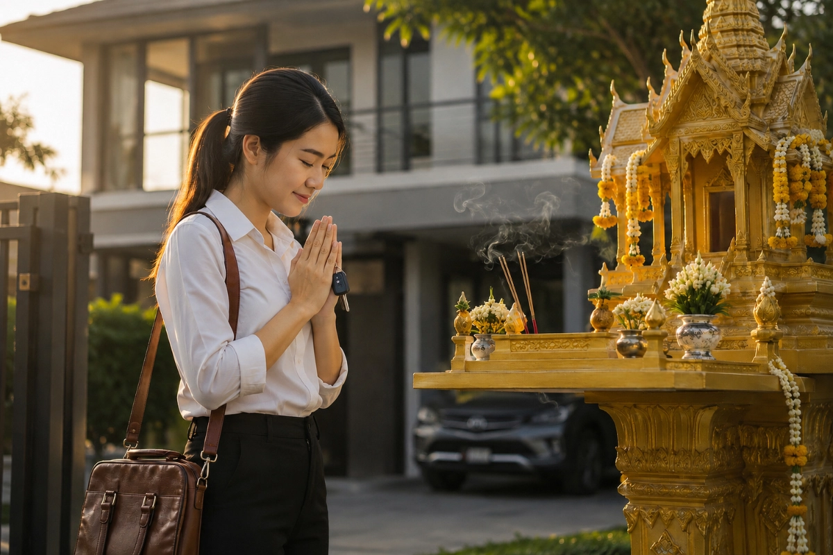 ศาลพระภูมิสำหรับองค์กรพร้อมบริการติดตั้ง